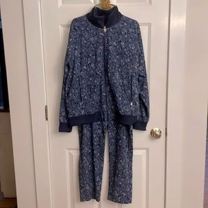 Athleta Bomber Jacket and Pants Set